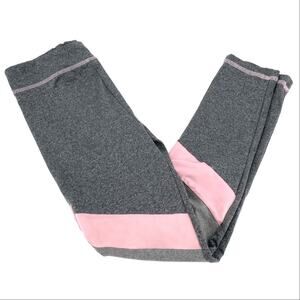 Girls Body Glove pink grey leggings size 10